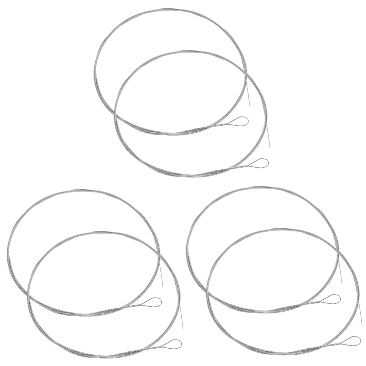 ifundom 3sets Dulcimer Instrument Strings Replacement Strings Steel Music for Dulcimer 2pcs*3