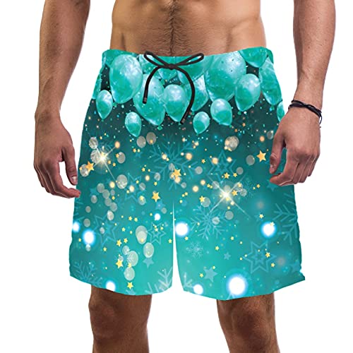 Short de bain pour homme anti-irritation doublure maille respirante vert S