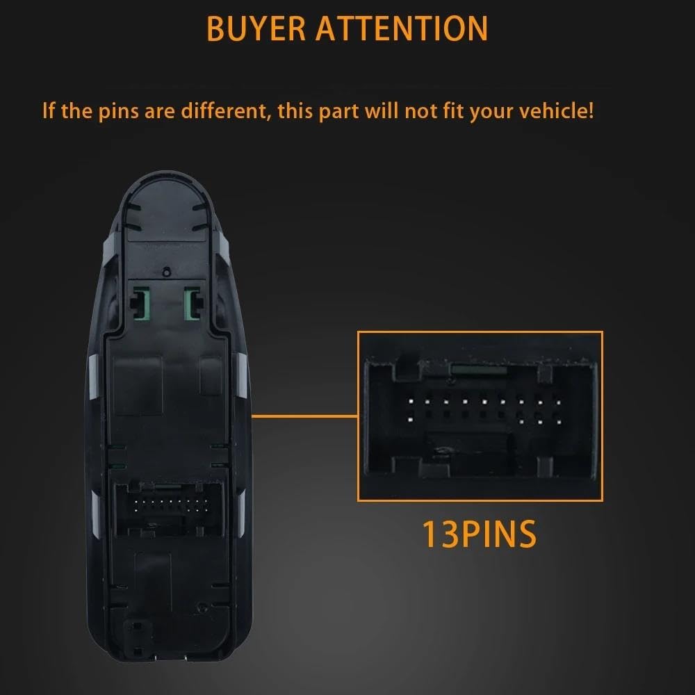 cristal auto Para Scudo Para Citroen Para Jumpy 2007-2016 interruptor