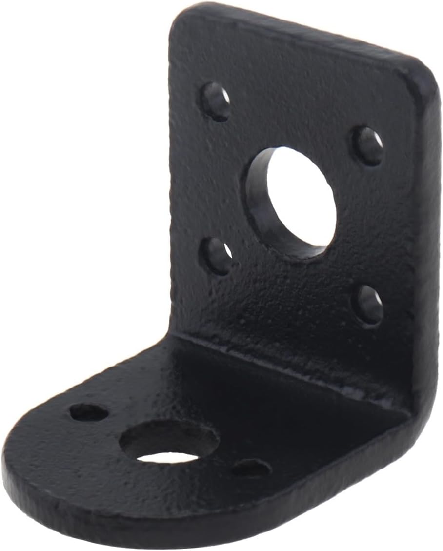 2 Pcs DC Motor Mounting Bracket L Type Fixed Mounting Bracket for 370/380/385/390/395 DC Motor DC Motor Mounting Bracket
