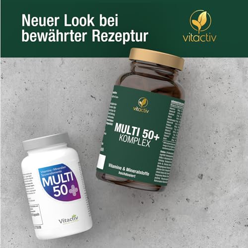 Mineralstoff Vitactiv Natural Nutrition Multi 50 plus