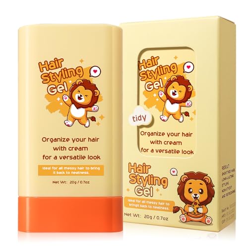 Kids Hair Wax Stick 2-in-1 Styling & Comb Design Moisturizing & Non-Greasy Formula for Easy Styling. Compact and Portable Gentle Hold for All Hair Types Suitable For Both Adults And Children