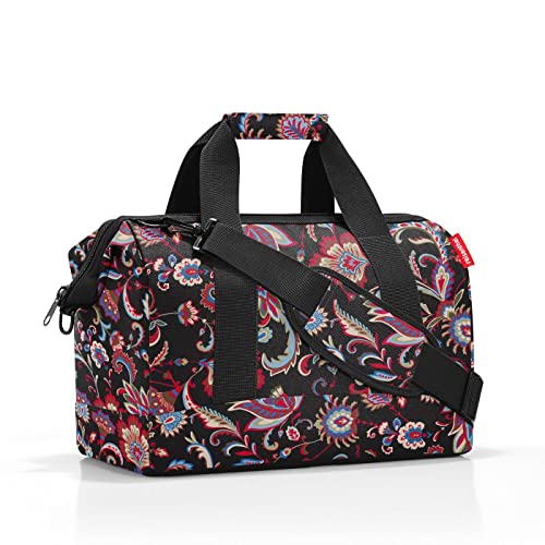 reisenthel allrounder M paisley black – Vielfältige Doktortasche zum Reisen, für die Arbeit oder Freizeit – Mit funktional-stylischem Design