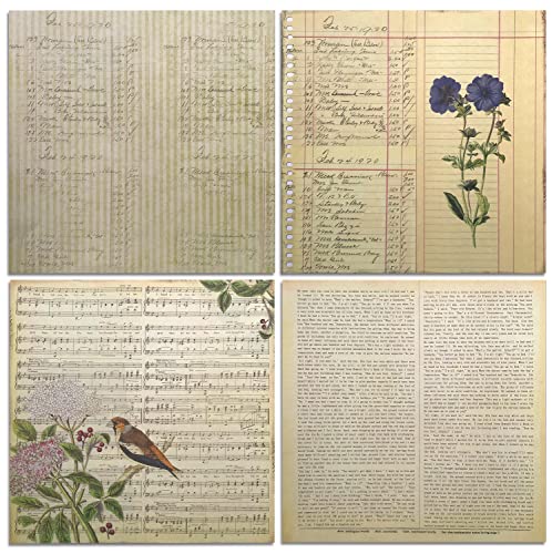 Levylisa Scrapbooking Paper,Pack Of 24 Sheets Designer Paper Pad 12X12 Inches Single-Sided Decorative Origami Scrapbook Paper Supplies Patterned Cardstock For Craft Gift Wrapping Photo Album (Pa2006) #TOP4