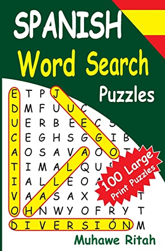 SPANISH Word Search Puzzles (Spanish Edition)