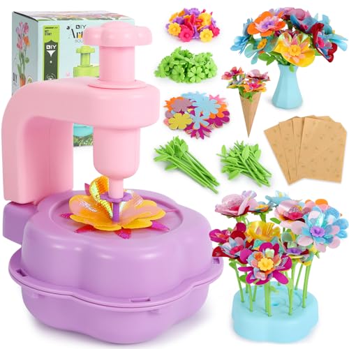 DAISRED Flower Making Kit for Kids Arts and Crafts for Girls Ages 4-6-8