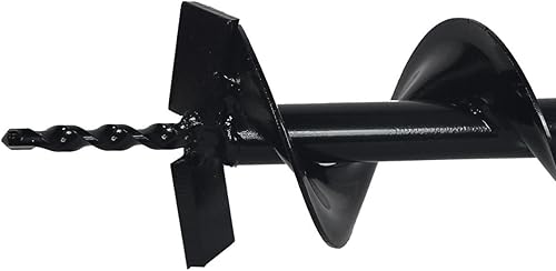 Miniatura 4 de XtremepowerUS repuesto para excavadora barrenahielo juego de extensiónhoja de repuesto, 4"