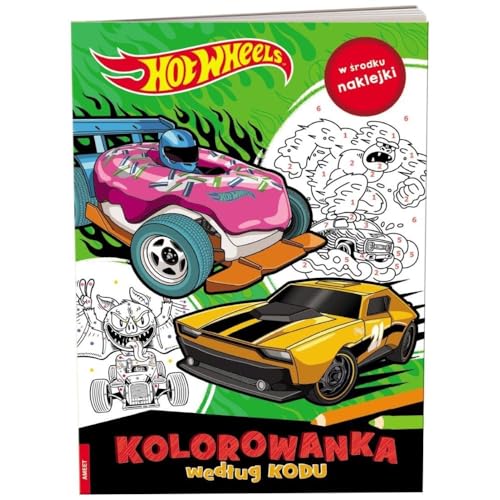 Mattel Hot Wheels. Libro da colorare per codice