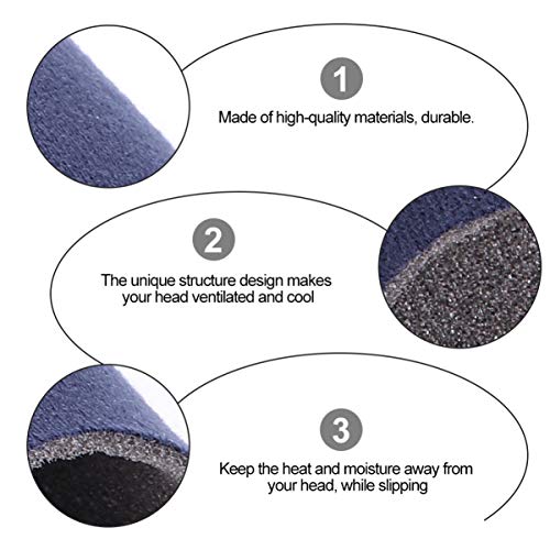 ULTECHNOVO 5 PeÃ§as Esponja de Sweatband de ChapÃ©u Duro ReutilizÃ¡vel Sweatband Protetores de Suor