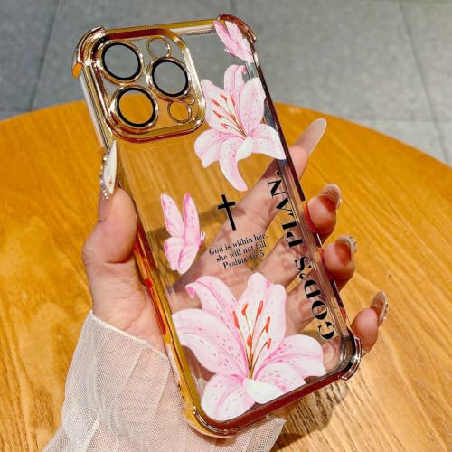 Coque iPhone 15 Pro transparente chrétienne : finis les chocs et les rayures