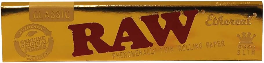 RAW ETHEREAL GOLD PAPERS KING SIZE - 3 Booklets