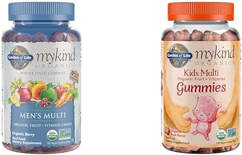 Miniatura 1 de Garden of Life Organics - Gomitas de vitaminas para hombre, 120 unidades y orgánicas para niños, sabor a frutas, orgánicas certificadas