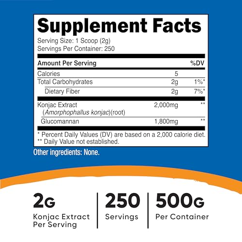 Nutricost Glucomannan Powder