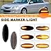 Kakulkomen For M-azda Ranger B2500 323 Etude P5 4-Door Sedan 323F 5-Door Astina/Lantis Repeater Indicator Dynamic LED Side Marker Turn Signal Light (crystal)