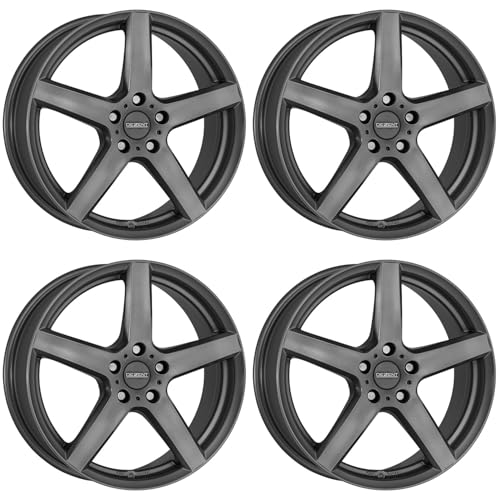 4 llantas Dezent TY Graphite 6.0Jx16 ET43 5x112 compatibles con Volkswagen Caddy Golf Jetta Passat T Roc Touran