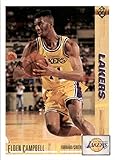 Basketball NBA 1991-92 Upper Deck #126 Elden Campbell #126 NM Lakers