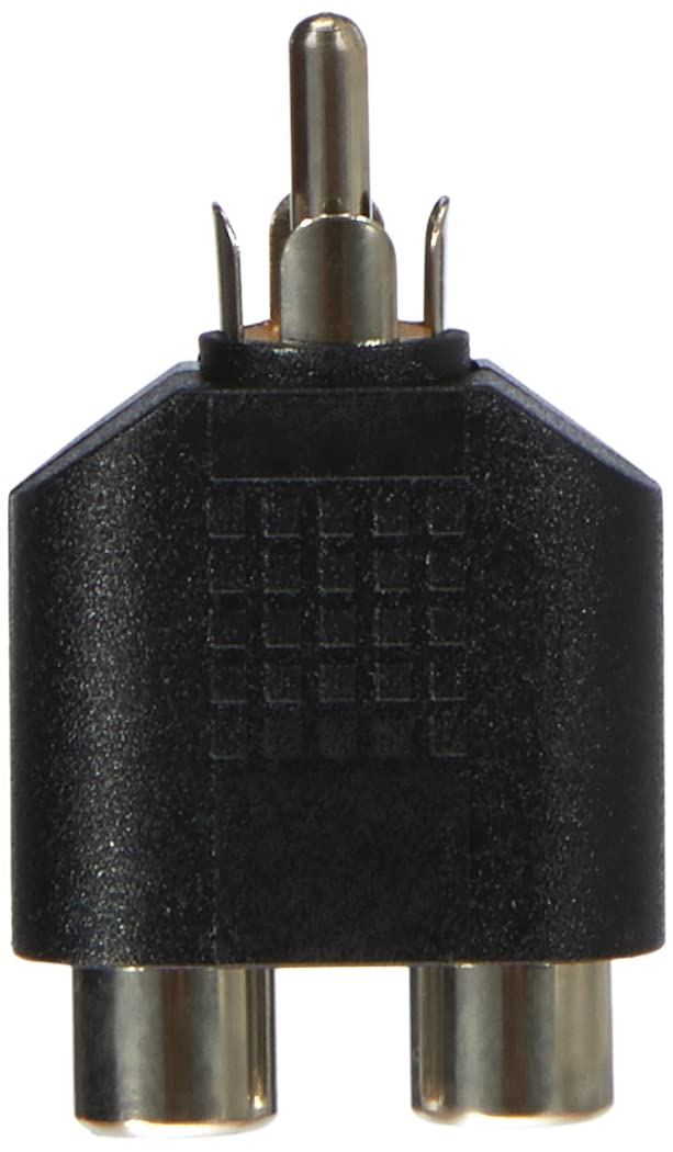 Premium Cord Adaptor 1x RCA Male to 2X RCA Female