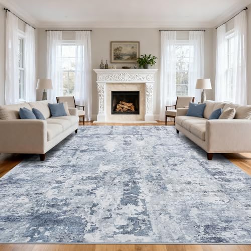 Abstract Modern Accent Rug
