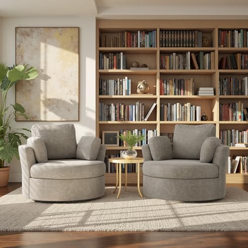 Sillón Barrel Plegable Gris Claro miniatura 2