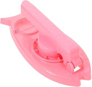 Dumpling Presser Xmas Household Manual Maker PP Pink for Home Restaurant