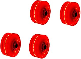 Toddmomy Acessórios De Patinação 4 Pçs De Roda Luminosa Rodas De Patinação De Rodas Iluminadas Rodas De Skate Pu Rodas De Skate Quatro Rodas Roda De Flash Roda De Skate