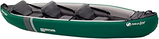 Sevylor Adventure Plus Kanu; aufblasbares Kanu für 2 Personen + 1 Kind, Faltkajak mit robuster Polyester Außenhülle, hohe ...