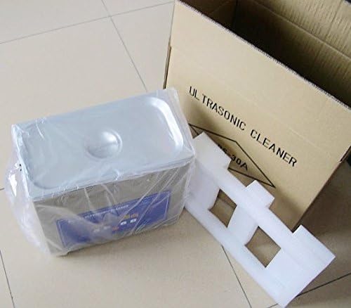 Miniatura 5 de Limpiador ultrasónico profesional 3.2L con temporizador digital, calentador de acero inoxidable, PS-20A