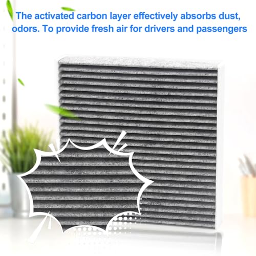Image of Cabin Air Filter With Activated Carbon,For Honda Accord Civic CRV Pilot Odyssey Ridgeline,For Acura TL MDX TSX RDX ZDX ILX,Replacement For CF10134 CP134 10134