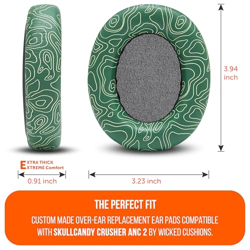 Coussinets Skullcandy Crusher ANC 2 Wicked Cushions Emerald Tide