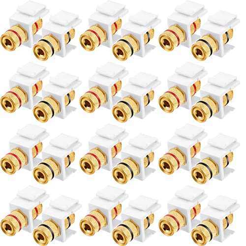 Conector Keystone Banana Jack para panel de pared con inserción tipo tornillo en audio de casa 2