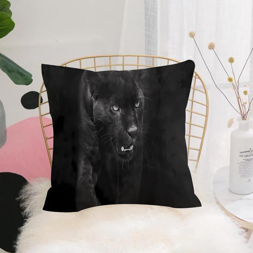 HYOSXW Cushion Cover,Throw Pillow Case Home Decorative for Living Room Bedroom Sofa Chair 16X16 Inch,Portrait of Amur Leopard summer,Pillowcase 40X40cm