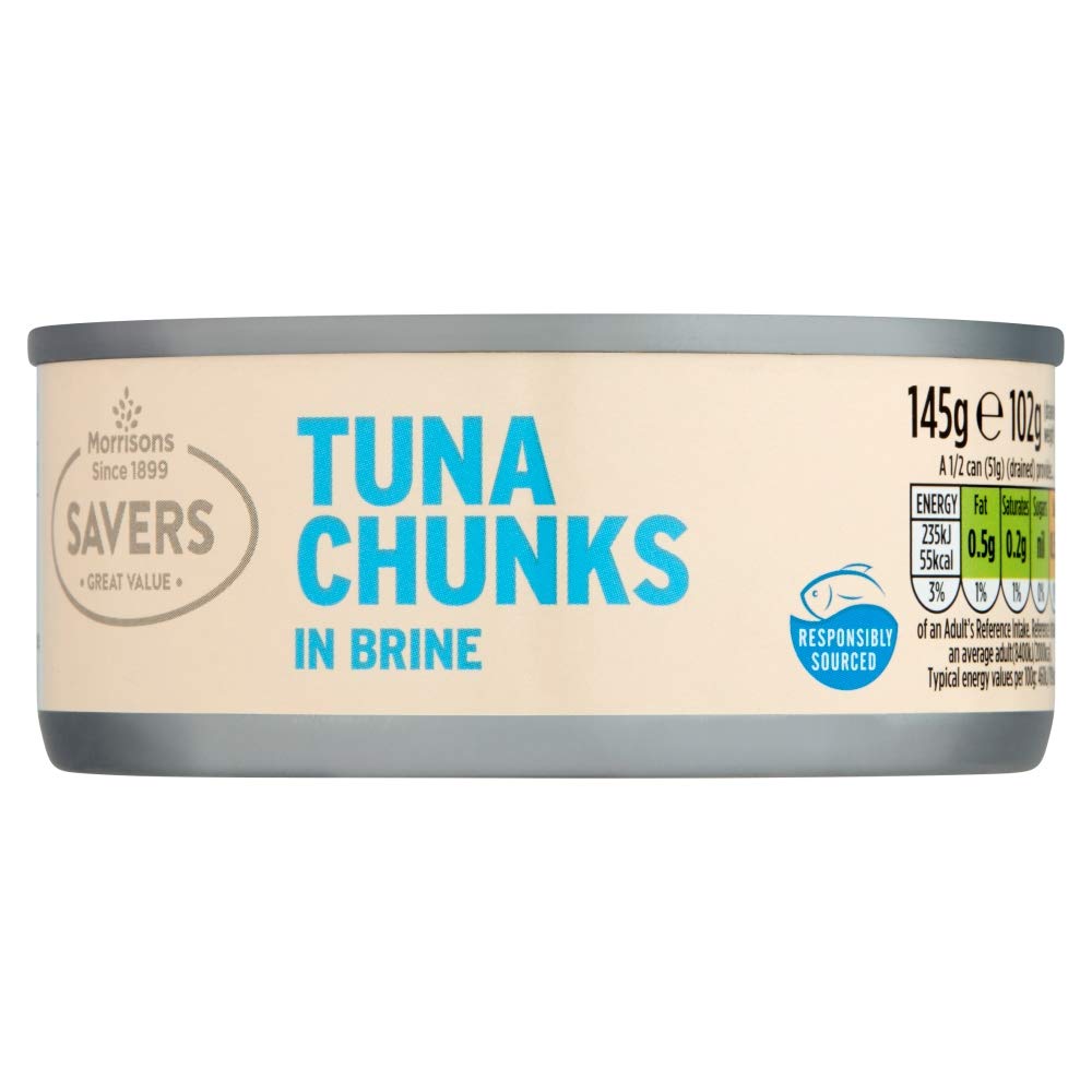 Morrisons Savers Tuna Chunks in Brine, 145 g
