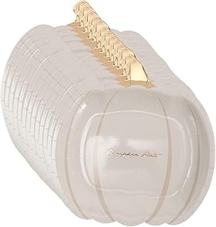 BESTOYARD 30pcs Pumpkin Paper Pallet Disposable Dinner Plates Plastic Dish Set Disposable Dinnerware Halloween Dinner Halloween Plates Pumpkin Plates Halloween Food Plate Delicate Food Plate