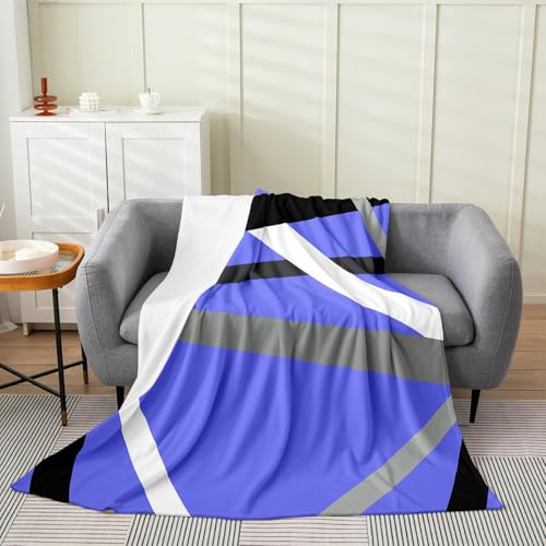 Erosebridal Modern Art Flannel Blanket Throw 50x60 Inch Abstract Fleece