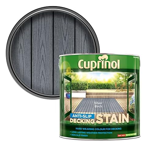 Cuprinol Anti Slip Decking Stain Silver Birch Cover