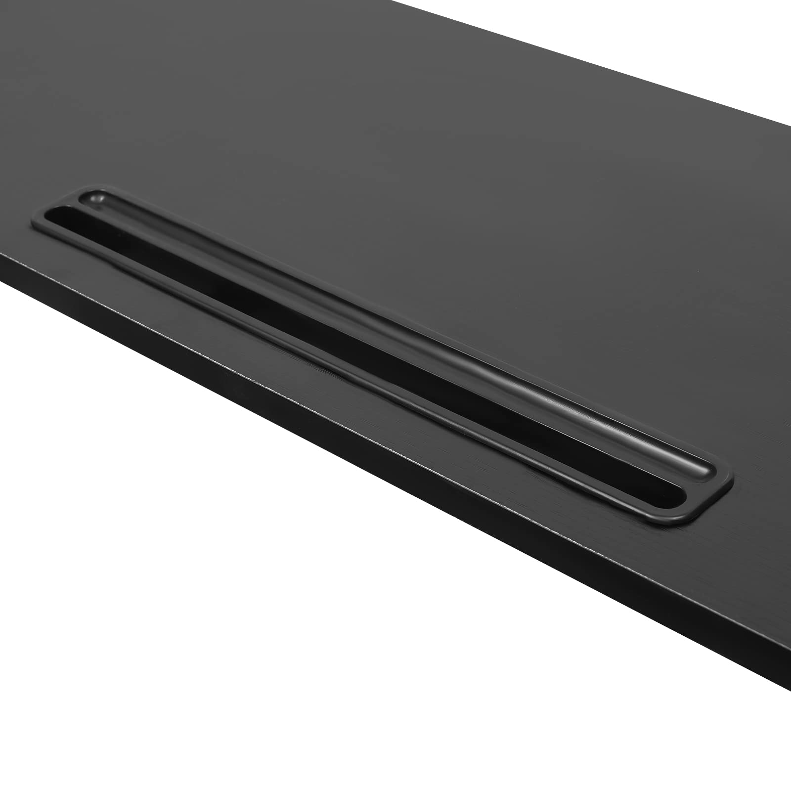 4 in 1 Mobile Stand Up Desk Height Adjustable Laptop Desk with 4 Wheels Tilting Tabletop Rolling Table — view 9