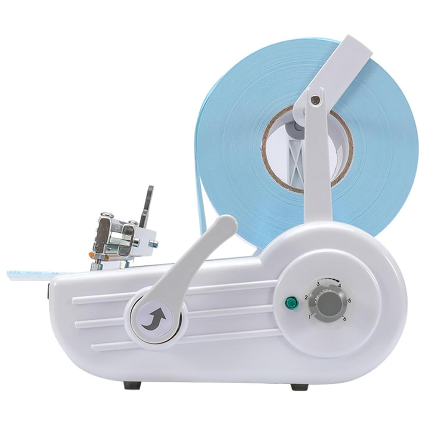 Máquina Selladora de Bolsas de Esterilización, Instrumentos de Envoltura Portátiles de 400W con 1 a 6 Engranajes en el regulador de Temperatura, con una Temperatura máxima de 300℃.