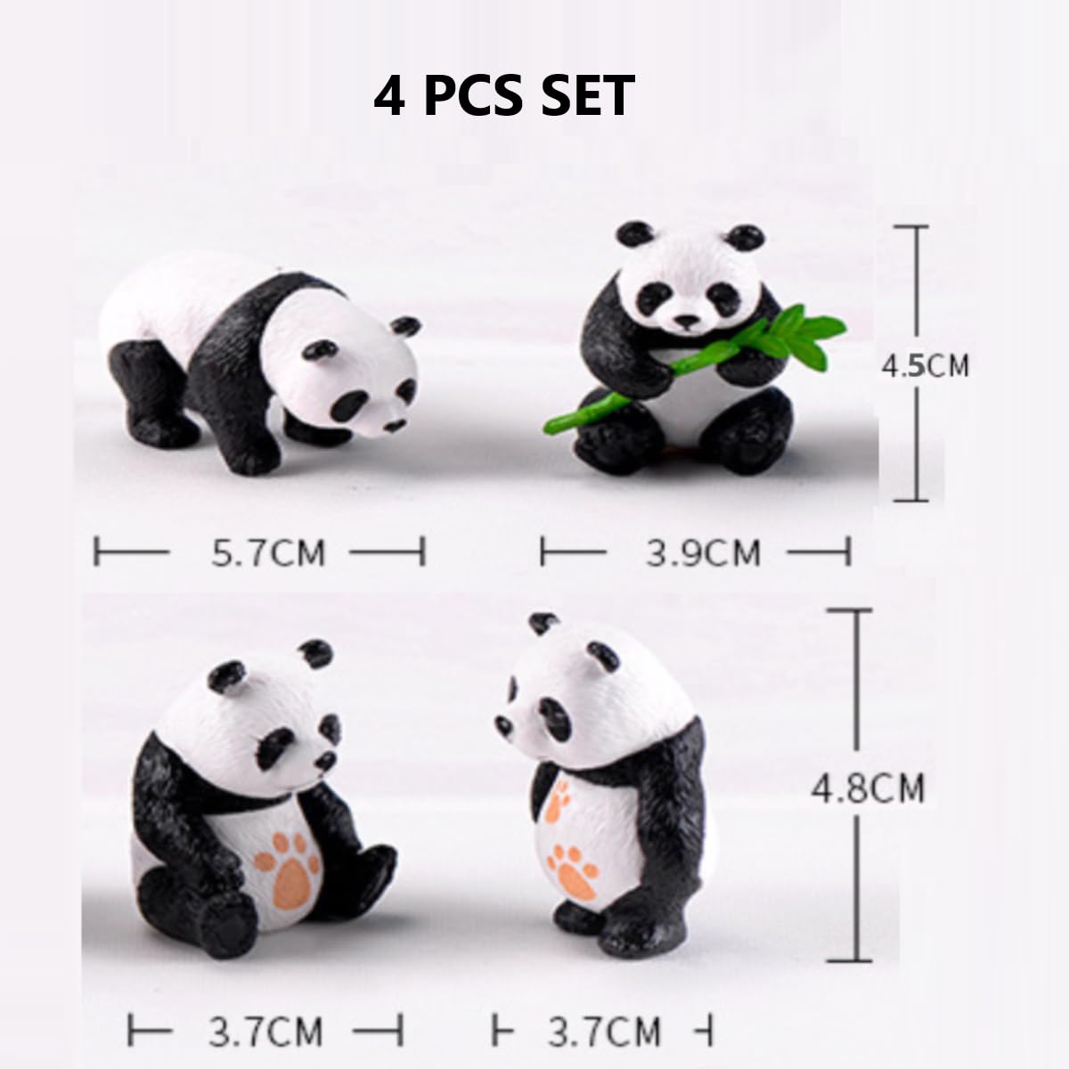 KARLOR 4 Pcs Pandas Set - Image 4