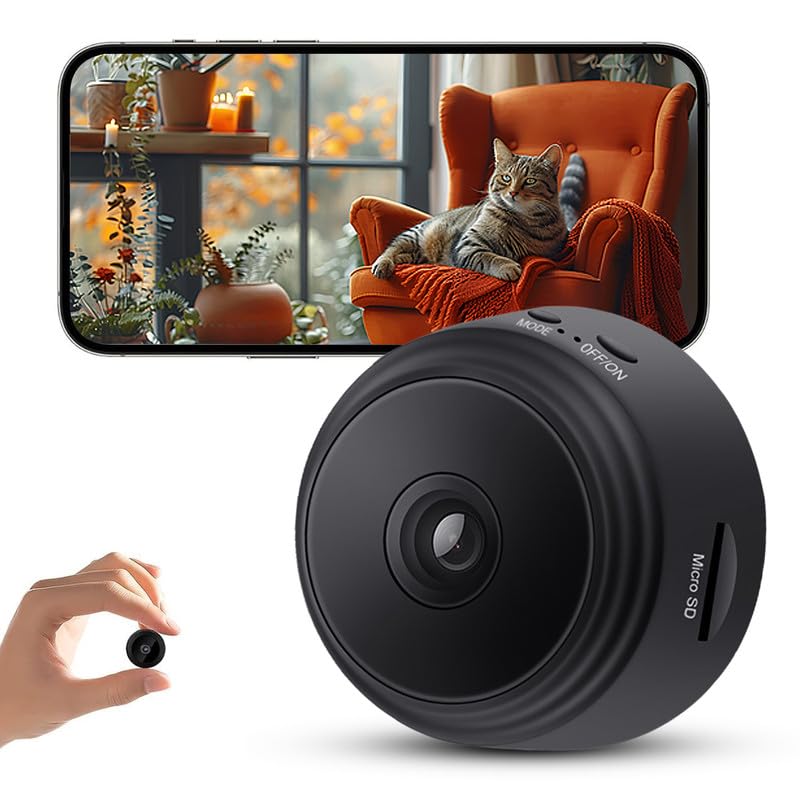 Smilephil Hidden Camera - Spy Cameras - Nanny Cam - WiFi Wireless Cam - 1080P HD Small Camera with...