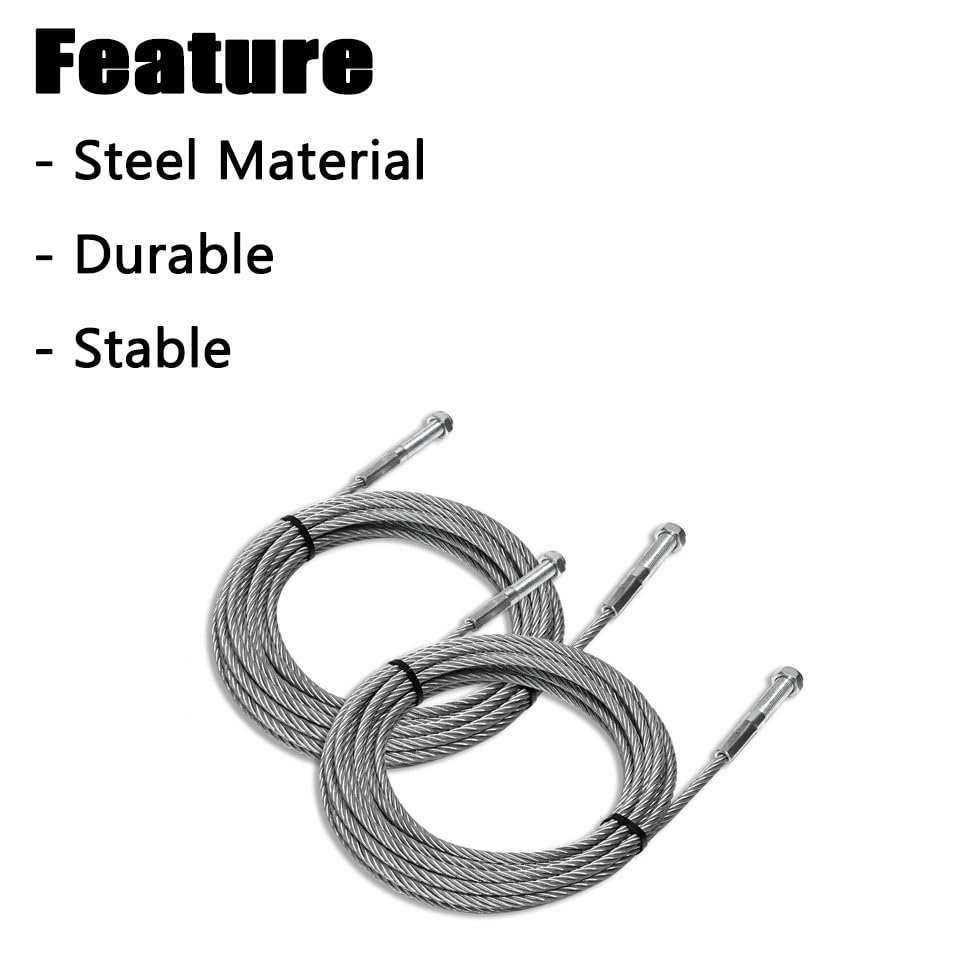 Set of 2 Rotary Lift Equalizer Cables Compatible with Model SPO10 Lift,Replace N372 BH7529-86