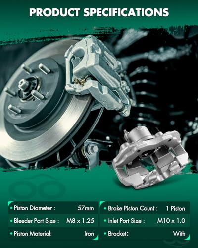 Image of SCITOO 19-B2942D Front Left Disc Brake Caliper w /Bracket Fit For Ford For C-Max 2013-2018,For Ford For Escape 2013,For Ford For Focus 2012-2018, Single Piston