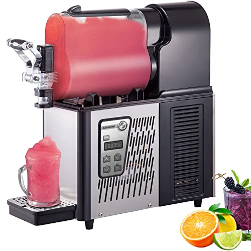 VEVOR Slushie Machine, 3L/0.8Gallons Slushy Machine for Home, 290W Slushy Maker, Slushy Machine for Frozen Drinks Automatic Clean, Slushie Machine for Home Supermarkets Cafes Restaurants