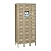 Box Locker, 3 Wide, Six, 36 x18 x78 in, Sand