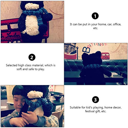 KESYOO Gato de Pelúcia Bichinhos de Pelúcia Cachecol Animal de Estimação Boneca Gatinho Anime Gato T