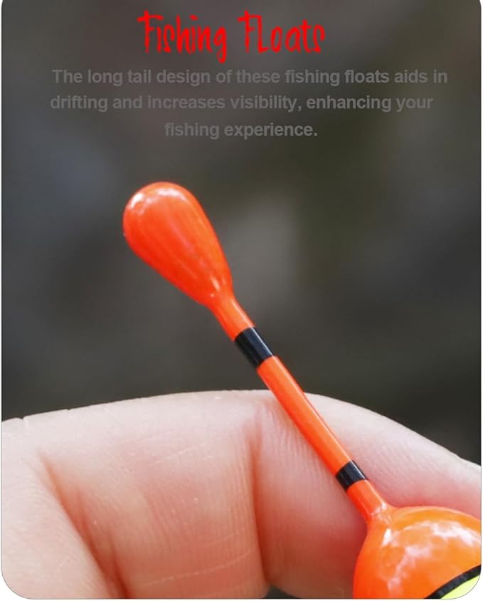 Pack of 8 Fishing Floats Set Mix Size Color Foam Float Buoy Bobber for Fishing Accessories Gear Tackle