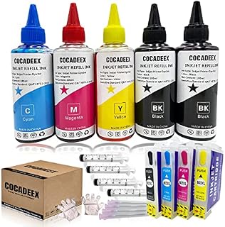 COCADEEX 603XL Refill Ink Set Replacement for 603 or 603XL Ink Cartridges,Work with XP3100 XP4100 XP2100 XP2105 XP3105 XP4105 WF2810 WF2830 WF2835 WF2850 Printer