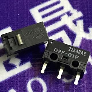 1Pcs Original Mouse Micro Switch D2FC-F-7N 10m 20m of D2FC-F-K(50M) D2F D2F-F D2F-01 D2F-01L D2F-01FL D2F-01F-T D2F-F-3-7 - (Color: D2F-01F)