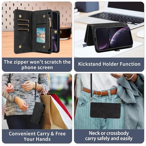 Protection iPhone XR intégrale zippée pour éviter de perdre vos cartes bancaires - 6
