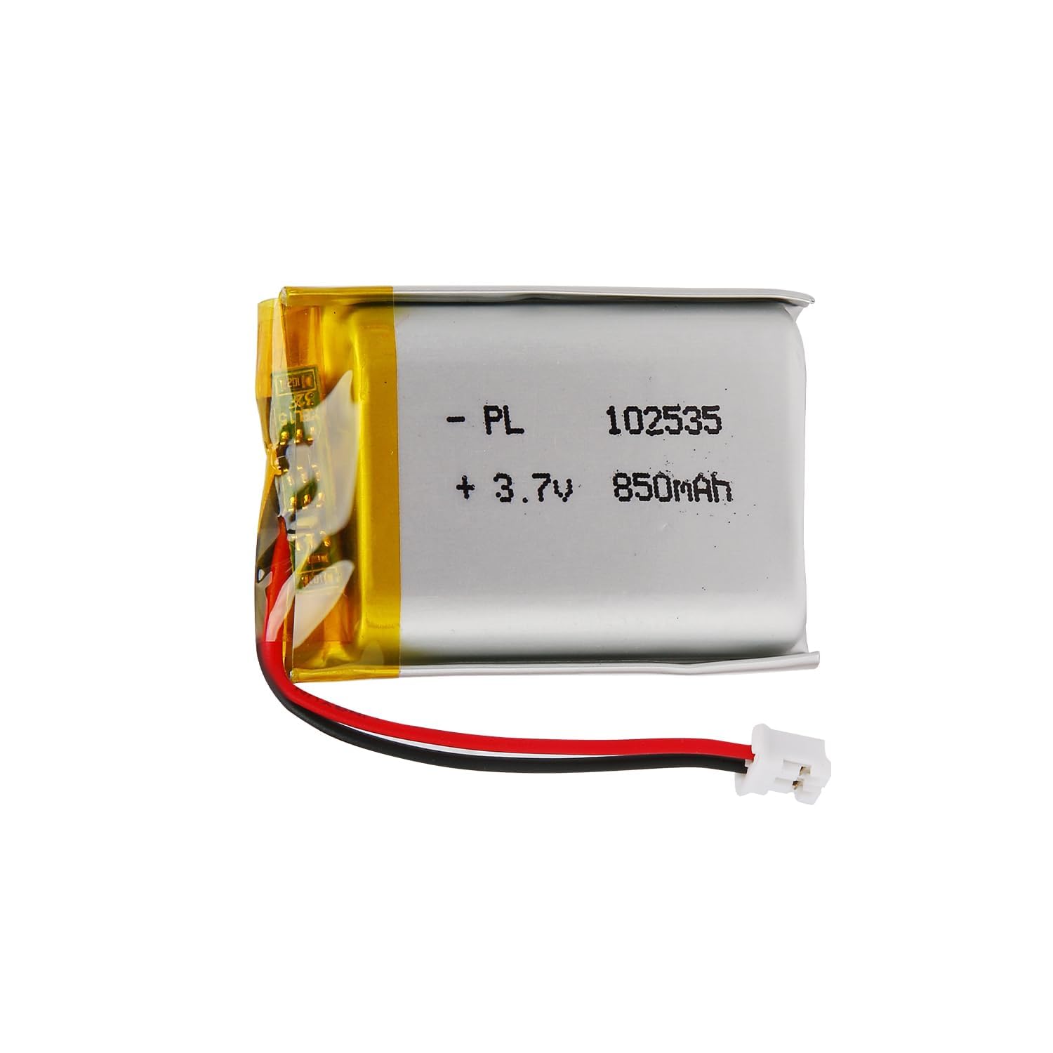 Batería Lipo 3.7V, 380mAh 702030 a Iones de Litio con conexión 2P-PH con Paso 2,0 mm — view 10