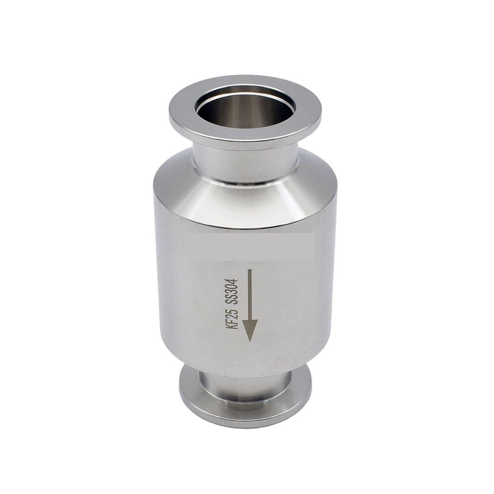 Zawór Elektromagnetyczny, Zawór jednokierunkowy próżniowy ze stali nierdzewnej SS304 serii KF - KF16/25/40/50 Inline do pomp przemysłowych Armatura do systemu próżniowego Homebrew(KF50)